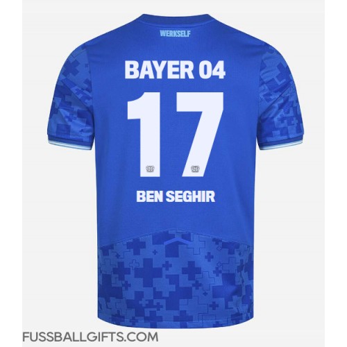 Bayer Leverkusen Eliesse Ben Seghir #17 Fußballbekleidung 3rd trikot 2025-26 Kurzarm